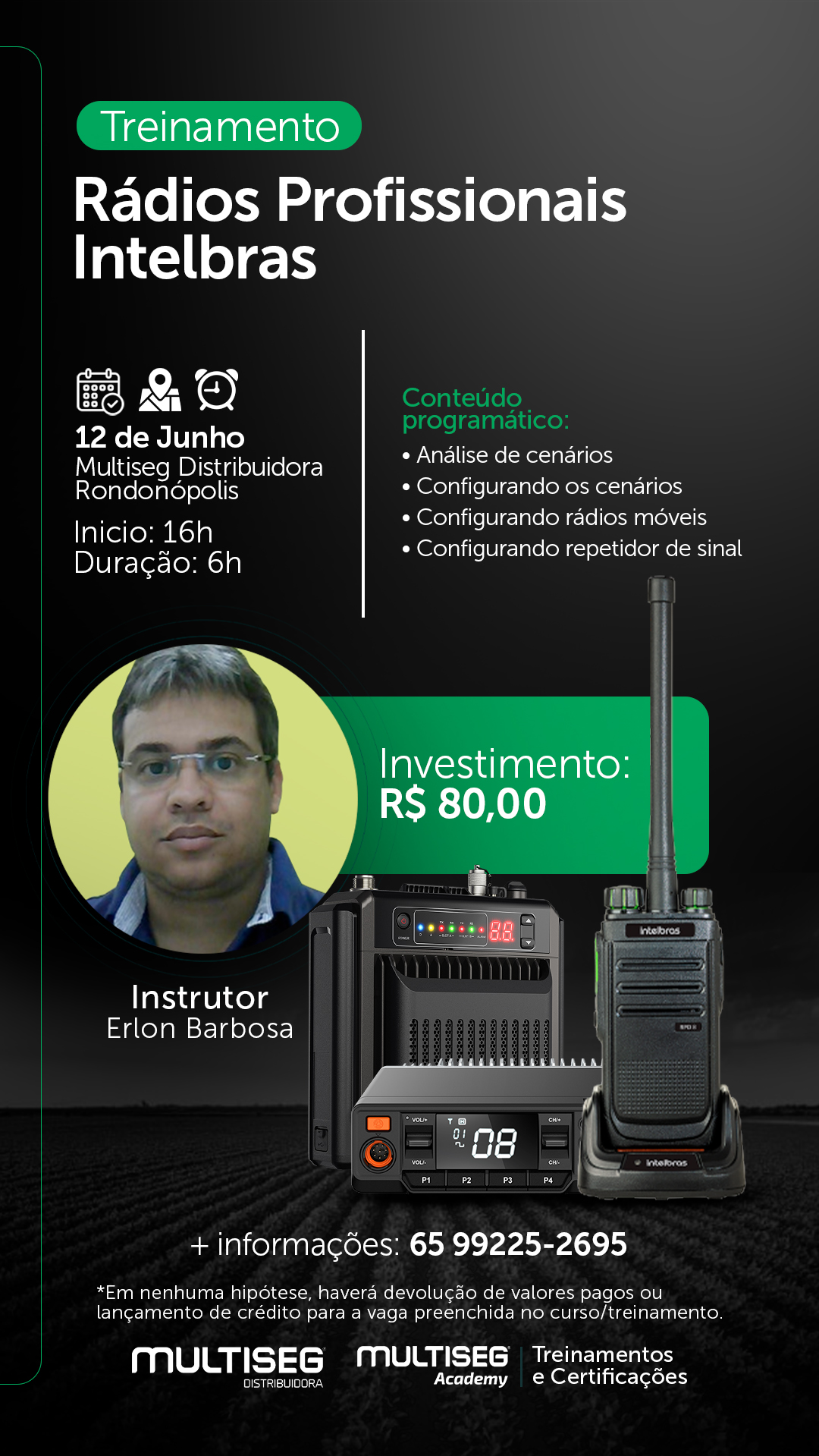 Treinamento Rádios Profissionais