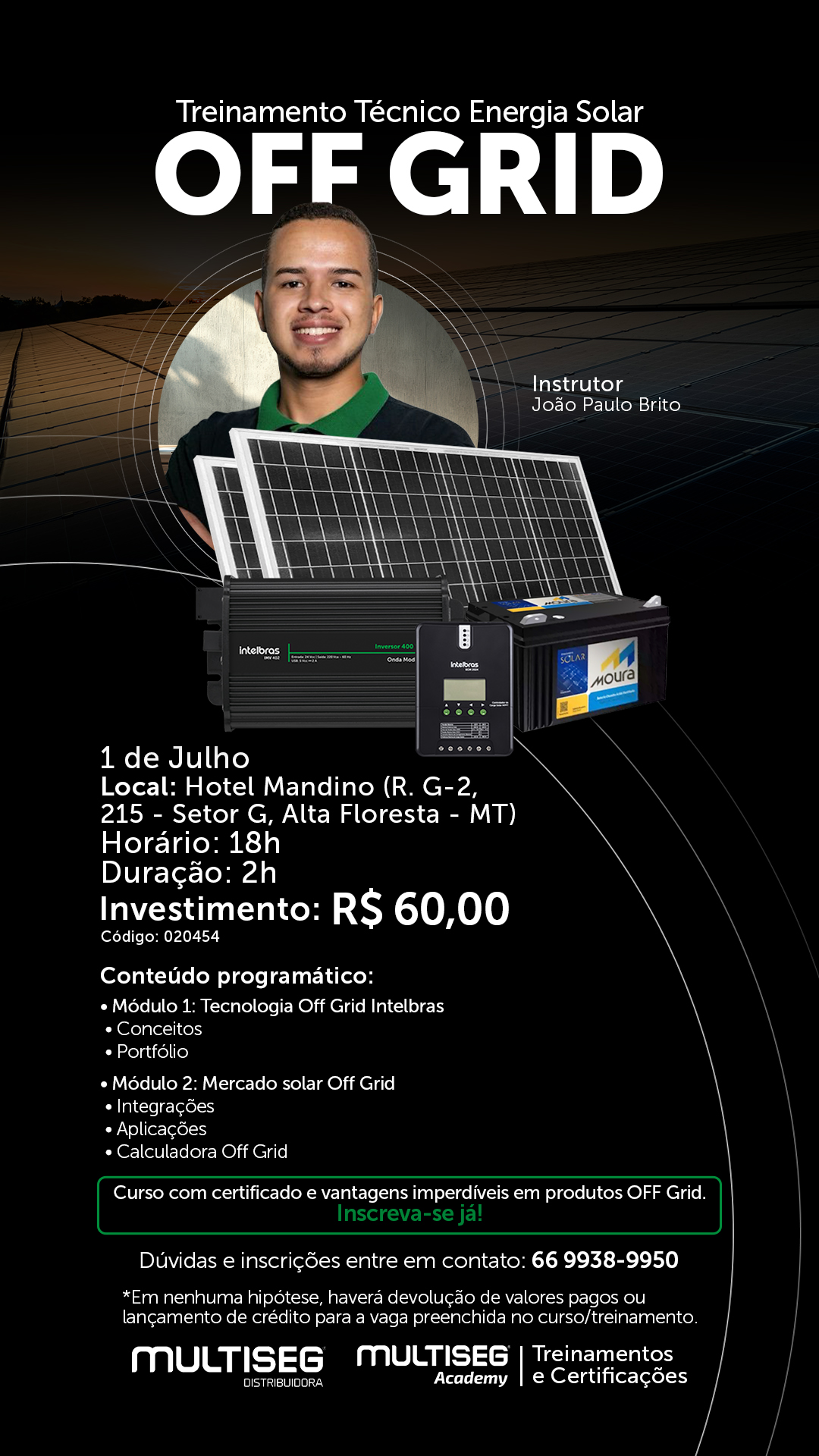 Treinamento - Solar off grid - AFL