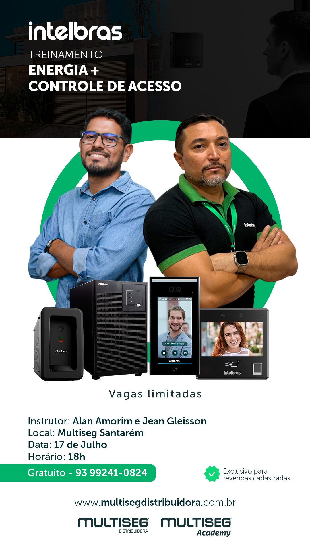 Energia + Controle de acesso